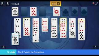 MS Solitaire | Daily Challenge Jul 12, 2017 | Klondike | Spider | Free cell | Pyramid | Tripeak | screenshot 2