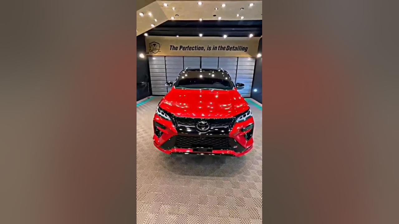 Fortuner legender in red colour ️and looking very beautiful. #fortuner