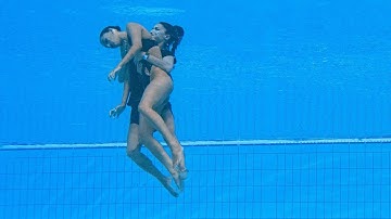 U.S. swimmer saved by coach after losing consciousness in the pool