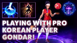 Liming WoF - PLAYING WITH PRO KOREAN PLAYER GONDAR! - Grandmaster Storm League screenshot 5