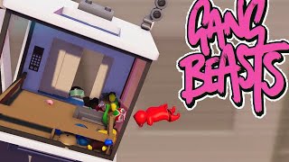 Gang Beasts - Elevator Broke Down Melee - Xbox One Gameplay