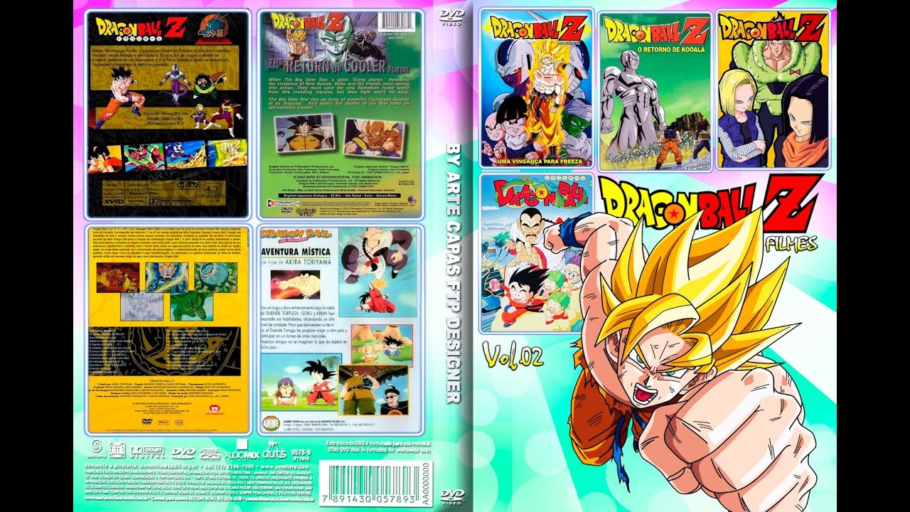 Dragon Ball Clássico Todos Os 4 Filmes Dublados Em Dvd