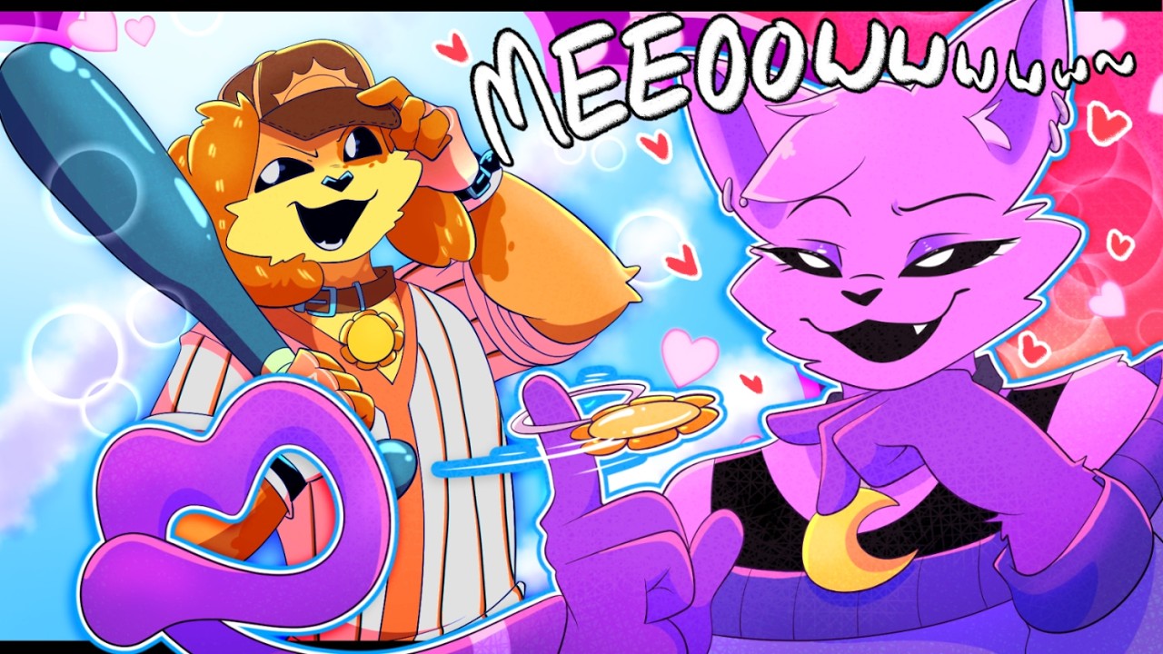 DogDay X CatNap's Puppy Love Games | Poppy Playtime Chapter 3┃Smiling Critters Comic