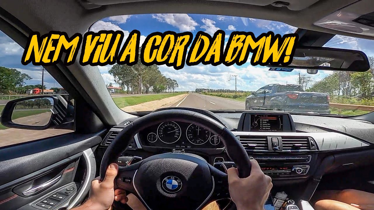 340KM EM 2H! QUANTO FEZ COM LITRO? BMW 320I - YouTube