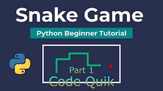 Making the snake game in python,(Part 1)