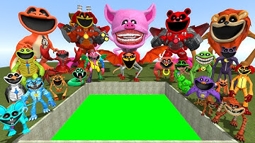 DESTROY ALL MECHA TITAN SMILING CRITTERS ARMY in BIG HOLE TOXIC - POPPY PLAYTIME in Garry