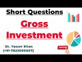 Gross Investment
