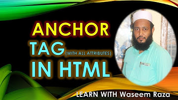 Anchor tag in HTML #anchortag #ahref #a #id