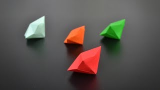 How to Make a Paper Diamond (5 Sides)