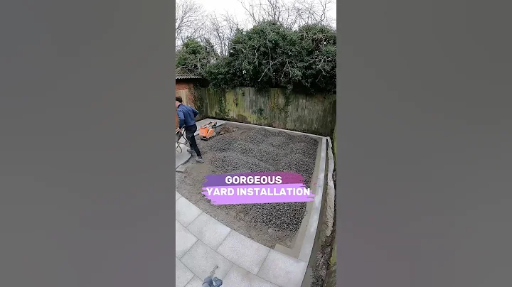 Crazy Genius Turf Installation! Perfect Yard! #shorts (@bespokelandscapingltd)