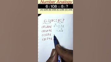 Number Analogy Reasoning Short Tricks | #reasoning short tricks #rrbntpc#rrb #ssccgl #sscgd #sscchsl