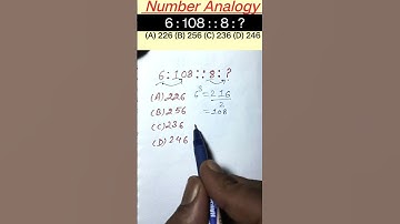 Number Analogy Reasoning Short Tricks | #reasoning short tricks #rrbntpc#rrb #ssccgl #sscgd #sscchsl