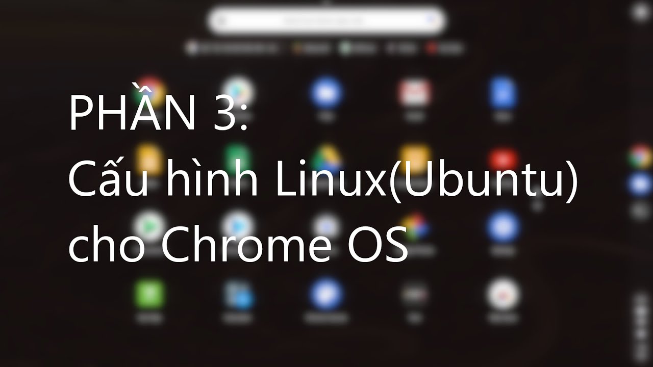 ubuntu ทําอะไรได้บ้าง  Update New  P3: Cấu hình Linux(Ubuntu) cho Chrome OS