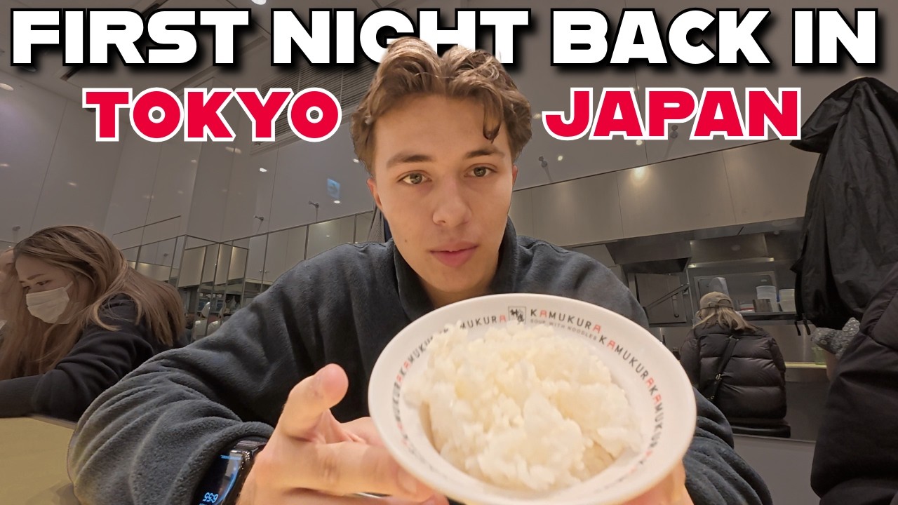 My First Night Back Exploring Tokyo 🇯🇵 - YouTube