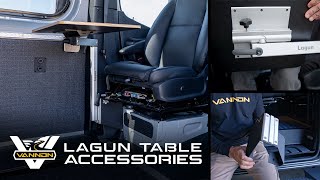 LAGUN Table System Accessories Explained | VANNON Mounts, Legs & Components