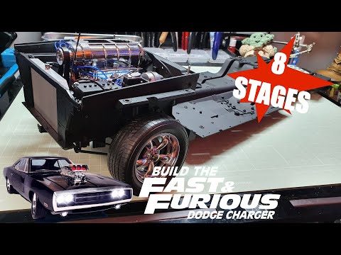 Build the Fast & Furious Dodge Charger R/T - Part 27,28,29,30,31,32,33 and 34 - Radiator and Exhaust