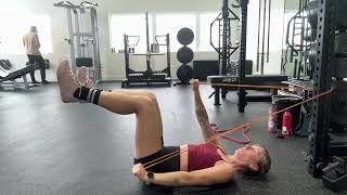 Dead Bug w Alternating Lat Pull Down
