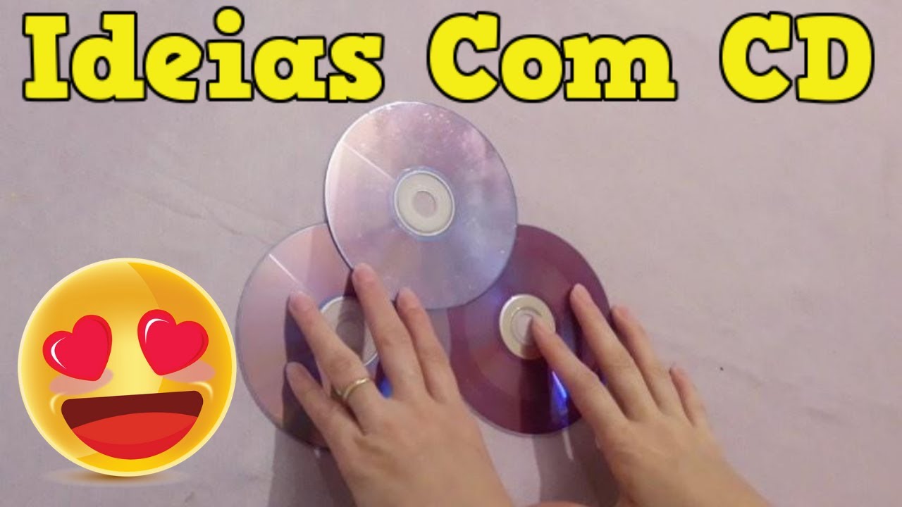 Ideias com CD - 💿 Artesanato com Reciclagem - #fazerarte