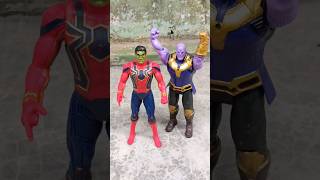 Thanos turned Spider-Man into the unstoppable Spider-Hulk!" #marveltoys #spiderman #hulk
