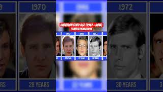 Harrison Ford Age [1967 - Now] Transformation #Hollywood #HollywoodCelebrities #HollywoodStars