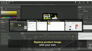 YN Bokeh Product Sale GWD Template Customization