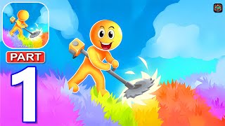 Mow Adventure - Gameplay Walkthrough Part 1 GRASSY ODYSSEY Island Adventure (Android, IOS) screenshot 4