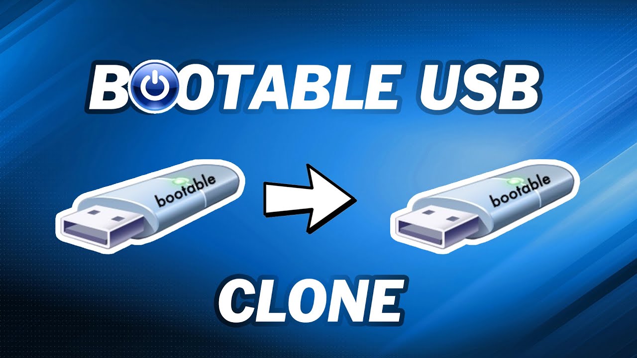 How to Clone Bootable to Another USB Drive - YouTube