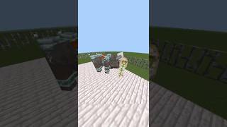 Minecraft Fight Club! 1 Ravager vs 1 Iron Golem | Caged Match #shorts #minecraft