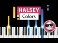 Halsey - Colors - Piano Tutorial - How to Play