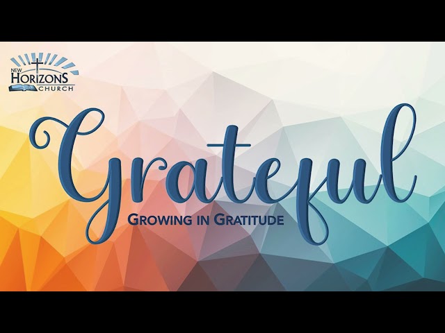 Day 1 | Growing in Gratitude | Fresh Fire Prayer Series