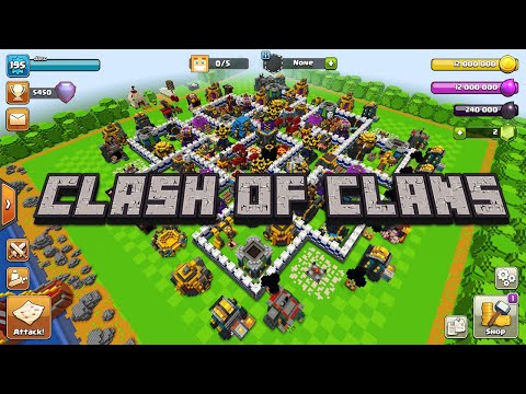 IF CLASH OF CLANS WAS MADE BY MOJANG (MINECRAFT)