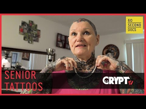 Senior Tattoos | World’s Most Tattooed | 60 Second Docs | Crypt TV - Senior Tattoos | World’s Most Tattooed | 60 Second Docs | Crypt TV
