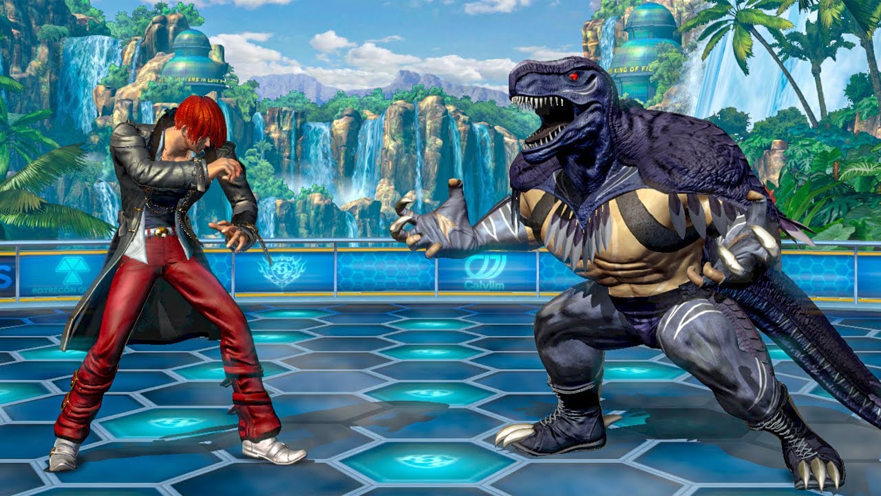 IORI YAGAMI VS. KING OF DINOSAURS (KOF XIV)