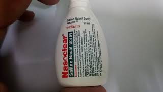 saline nasal spray nasoclear