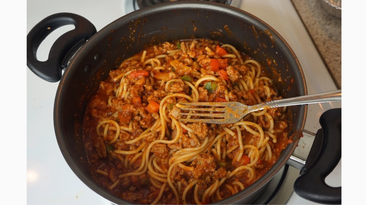 Lets Make Some Spaghetti -Easy Homemade Spaghetti & Meat Sauce Recipe - Cooking With Charniq