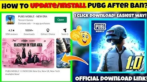 #PUBG MOBILE / HOW TO INSTALL PUBG 1.0 VERSION AFTER BAN WITHOUT USING VPN🔥 / ERANGEL 2.0 DOWNLOAD🔥.