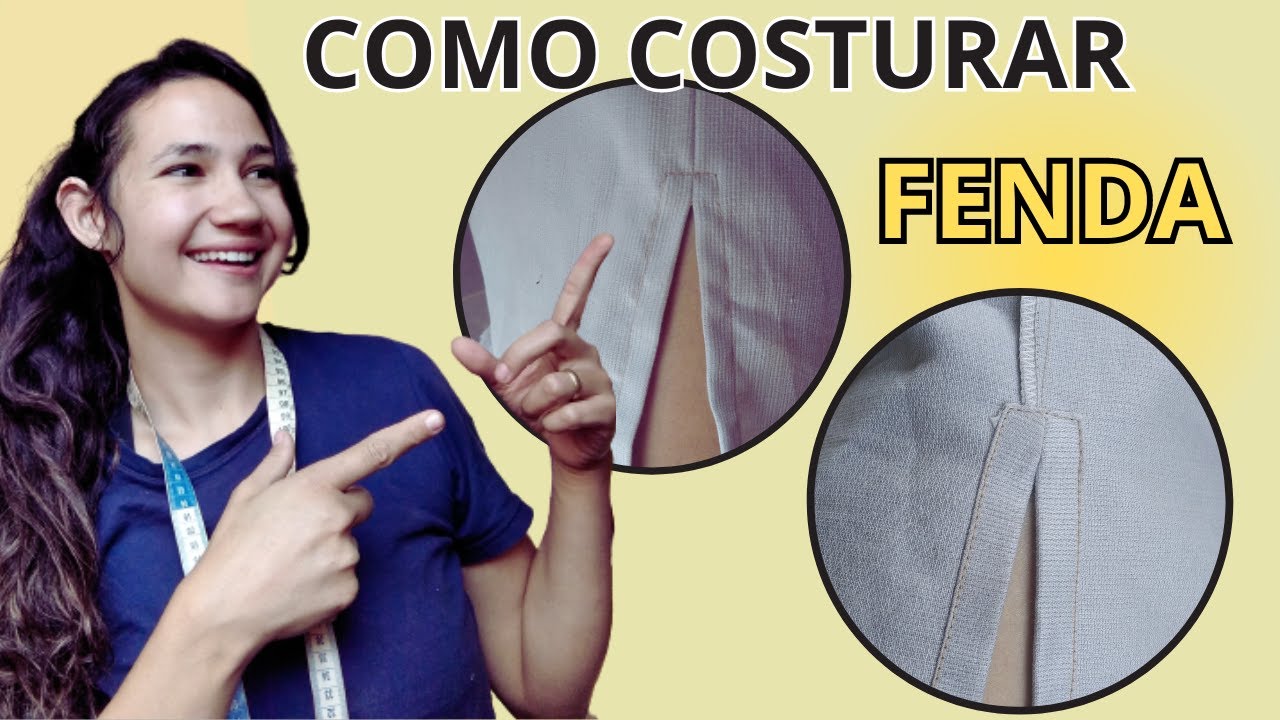 2 método simples e fácil de costurar uma ABERTURA.