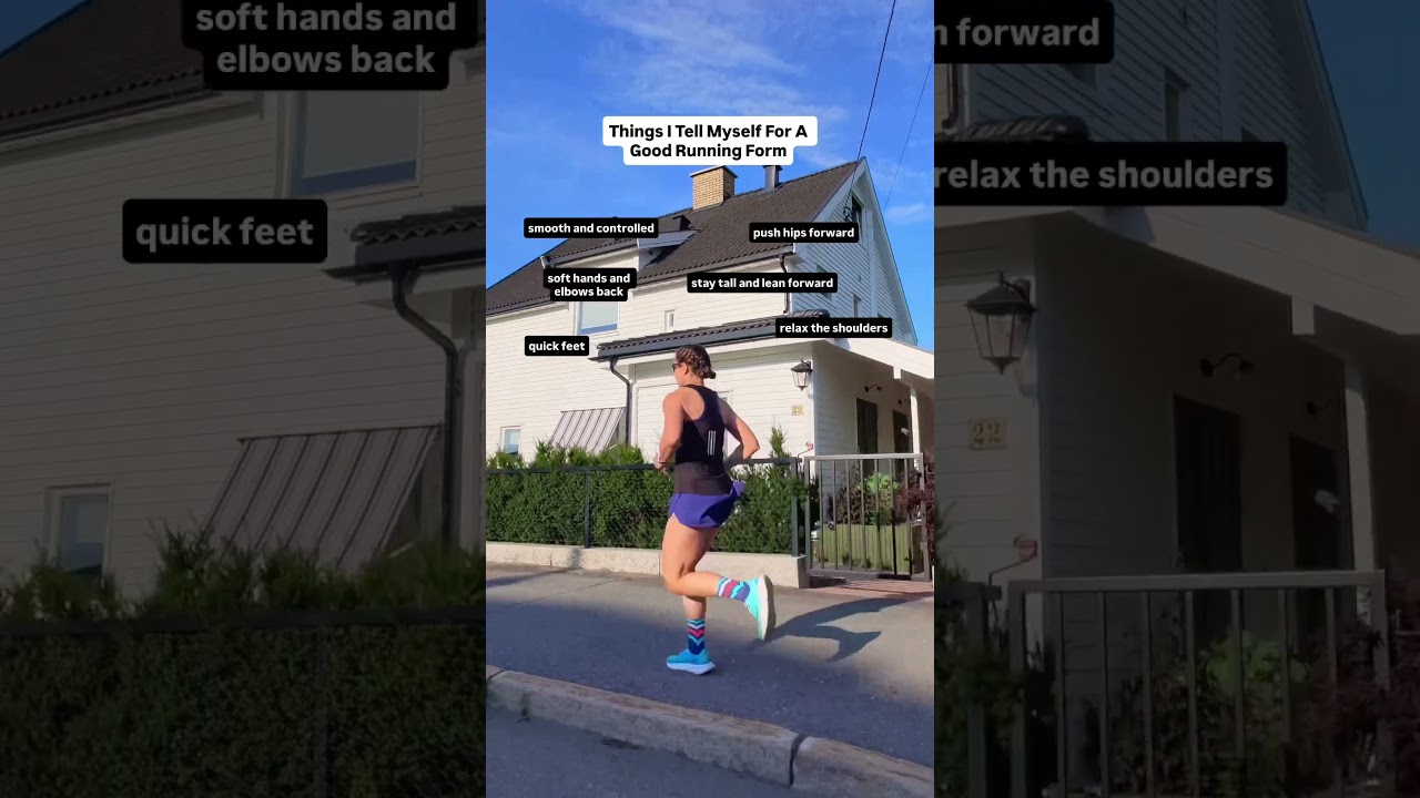 Things I tell myself mid-run for a good form! 🏃‍♀️🔥 #runningtips #runner