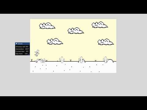 AI Learns to Play Chromes Dinosaur Game