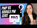 PMP vs Google PM Certificate- Answering YOUR Google Project Management Questions (FAQs)