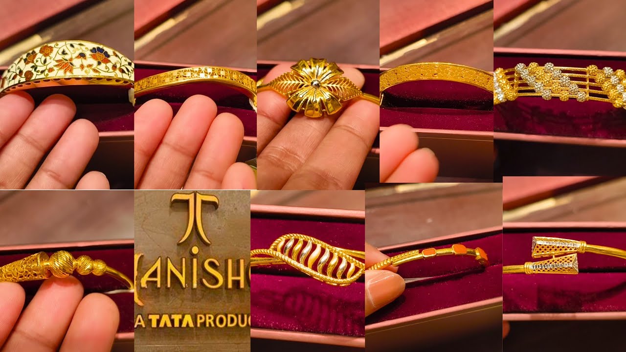 Tanishq🤩 Latest Single Gold Bangles/Kada Designs 2025 