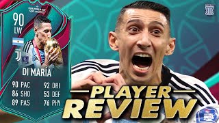 90 WORLD CUP TEAM OF THE TOURNAMENT DI MARIA TOTT DI MARIA SBC PLAYER REVIEW! FIFA 23 ULTIMATE TEAM