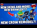 Brawl Stars Brawl Talk: New Brawler, Skins, Crow Remodel & More! | Concept Edit