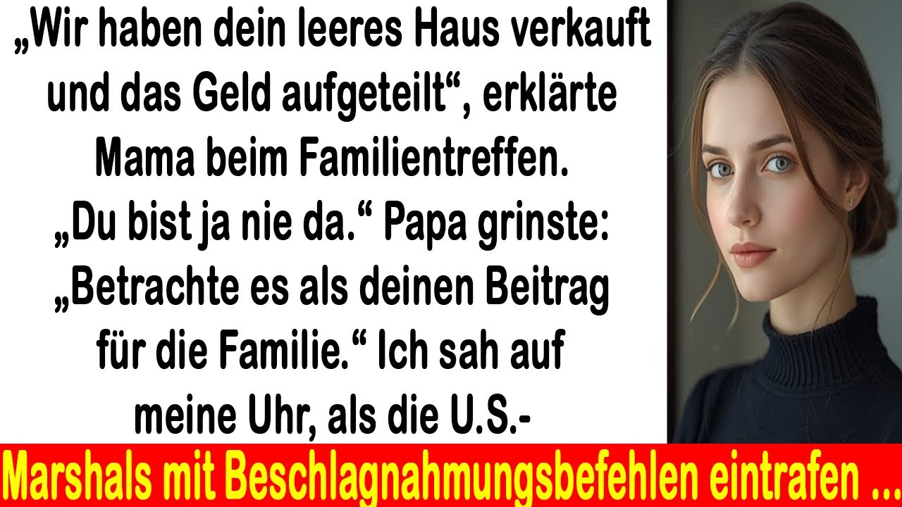 Mama sagte: „Wir verkaufen dein Haus“, während ich weg war – bis sie den Wert von 2,8 Millionen sah.