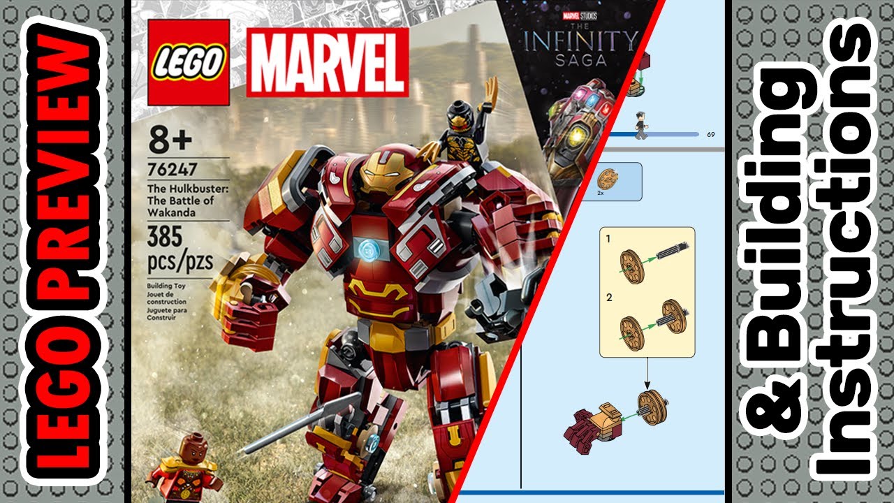 LEGO Marvel The Hulkbuster: The Battle of Wakanda Set 76247