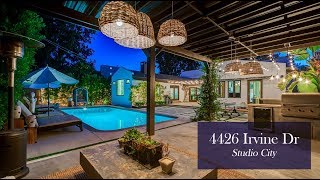 SOLD | Entertainer's Retreat in Highly Desirable Studio City | 4426 Irvine Ave