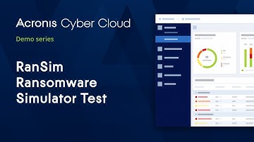 RanSim Ransomware Simulator Test | Acronis Cyber Protect Cloud | Acronis Cyber Cloud Demo Series