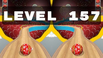 Going Balls: New Update One Level 157 Only | Walkthrough All Levels Going Balls | 1080p 60fps
