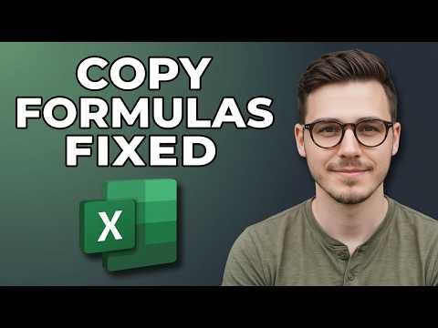 How to Copy And Paste Formulas in Excel Without Changing Cell References [2026 Fast Tutorial]