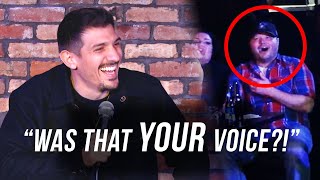 Man with the HIGHEST voice ever gets roasted | Andrew Schulz | Stand Up Comedy